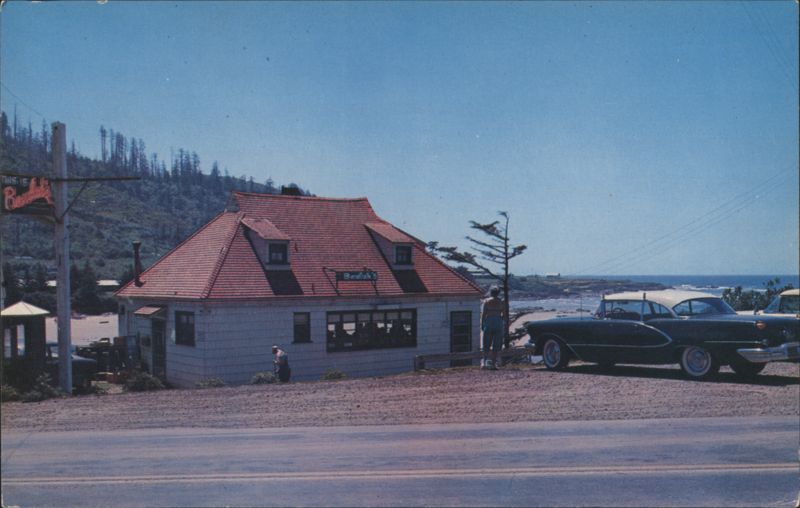 Yachats, Oregon - Beach's Restaurant & Salmon Fishing