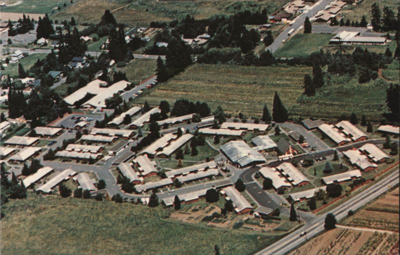 The Village Retirement Center Aerial View Gresham OR Oregon