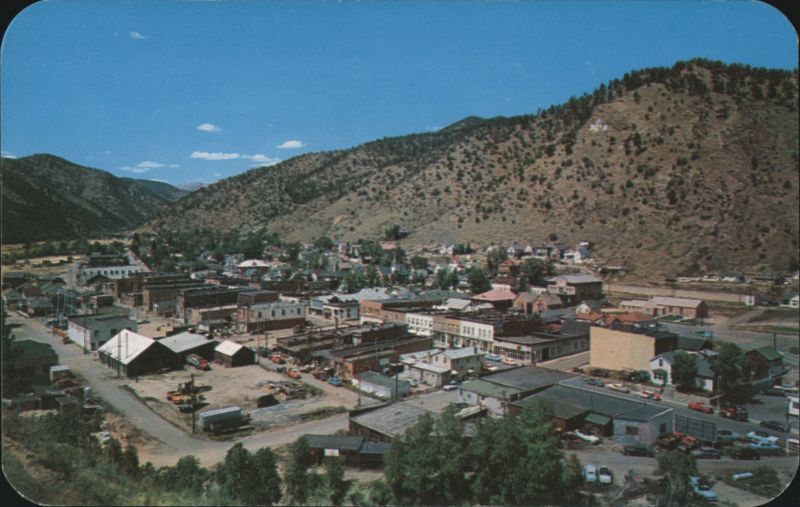 Panorama of Idaho Springs, Clear Creek Cañon Colorado