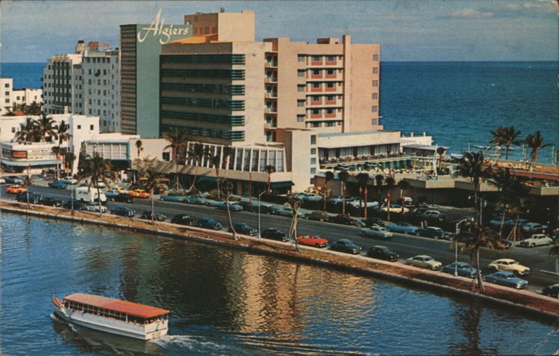 Algiers Hotel, Oceanfront, Miami Beach Florida H. W. Hannau
