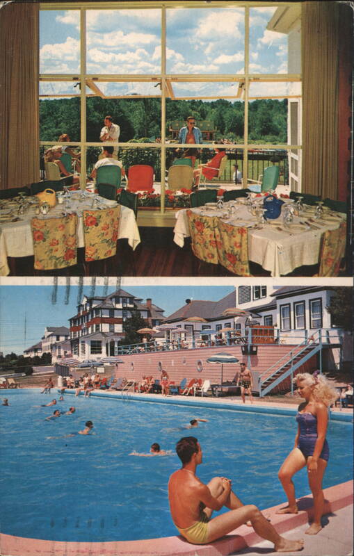 New Roxy Hotel, Dining Room & Pool, Loch Sheldrake New York