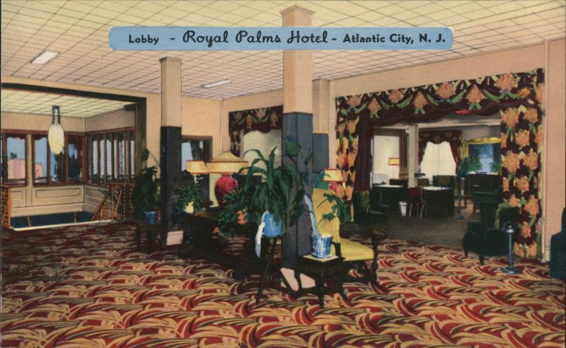 Lobby, Royal Palms Hotel Atlantic City New Jersey