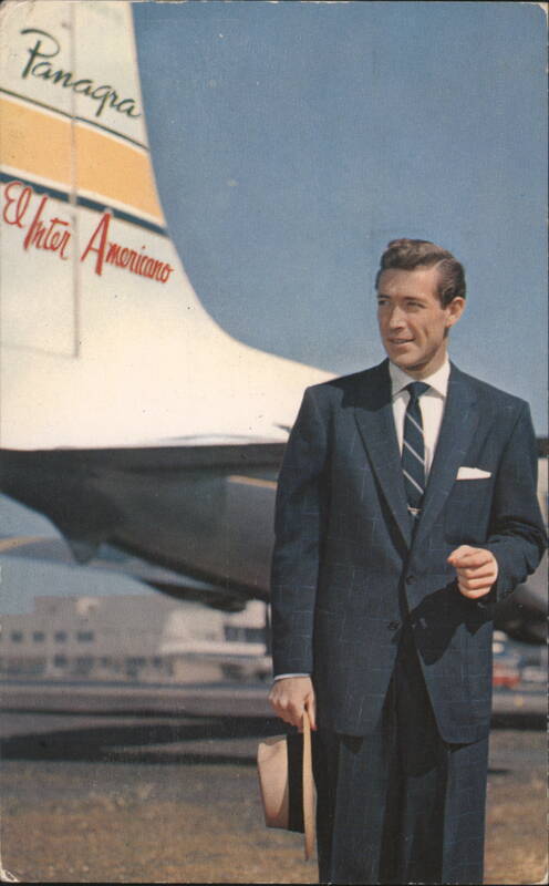 Man in Phoenix Suit, Panagra El Inter Americano Plane Lima Peru