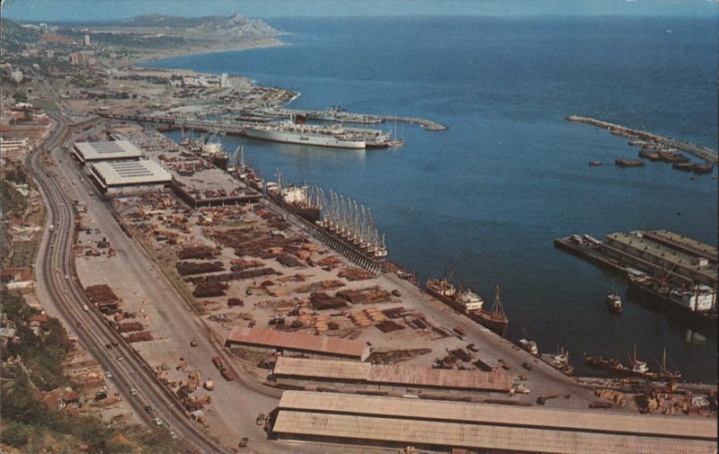 Aerial View Port of La Guaira, Venezuela Hamilton Wright