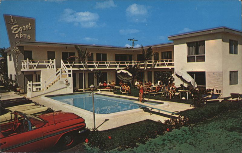 Egret Apartment Motel, 4220 Ocean Drive Lauderdale-by-the-Sea Florida