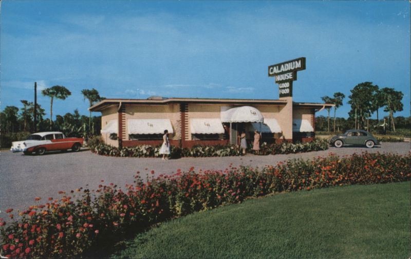 Caladium House Restaurant, Good Food in a Pleasant Atmosphere St. Petersburg Florida