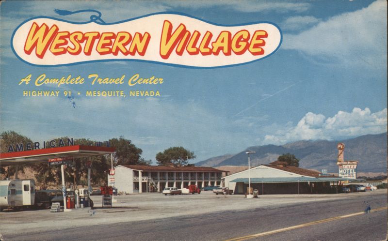 Western Village Travel Center, Motel, Gas Station, Mesquite Nevada