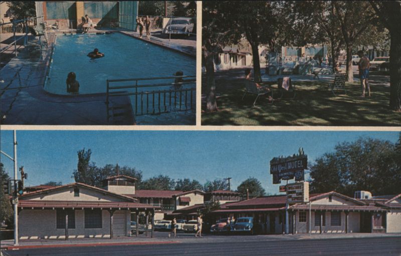 Old West Motel Swimming Pool & Exterior, Las Vegas Nevada