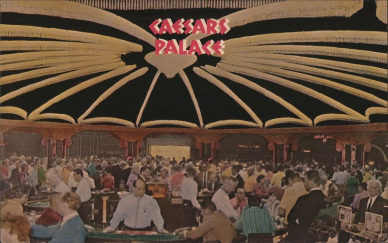 Caesars Palace Casino Interior, Las Vegas Nevada Las Vegas New Bureau
