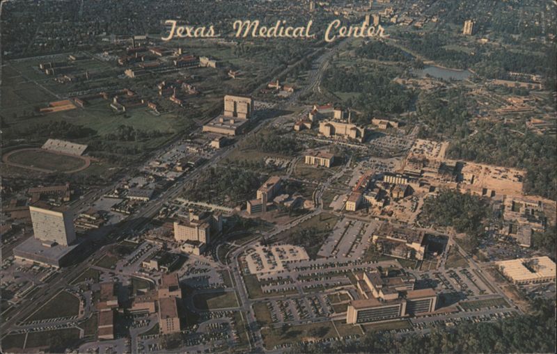 Texas Medical Center Aerial View Houston