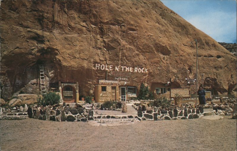 Hole 'N The Rock Home, Moab, UT - Rock Garden & Entrance Utah