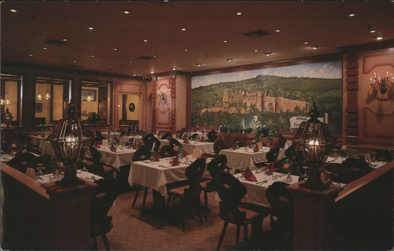 Heidelberg Haus German Restaurant Interior Mural Castle Niceville Florida
