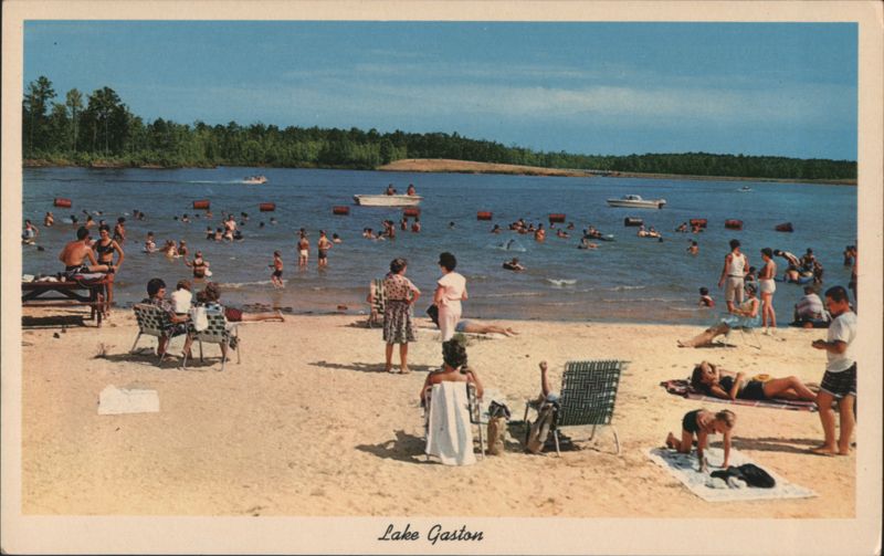 Lake Gaston, Gasburg, VA - Delbridge Recreation Area Beach Virginia