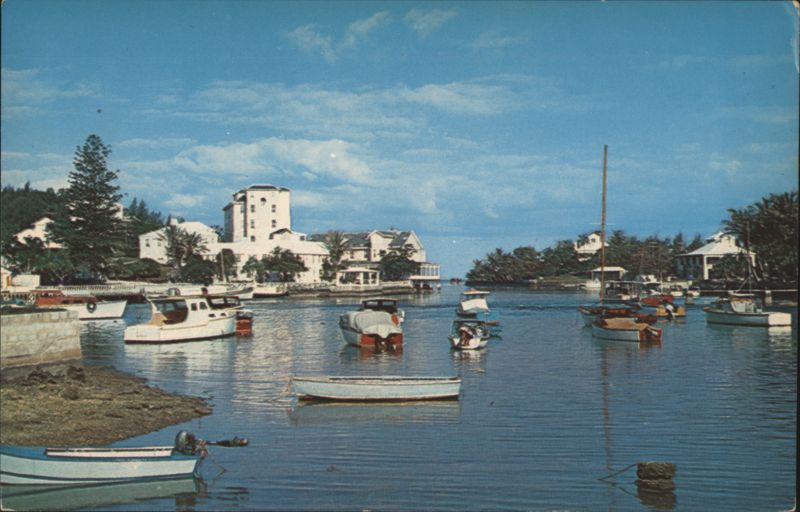 Flatts Inlet, Bermuda - Boats & Waterfront Scene Thomas Hall