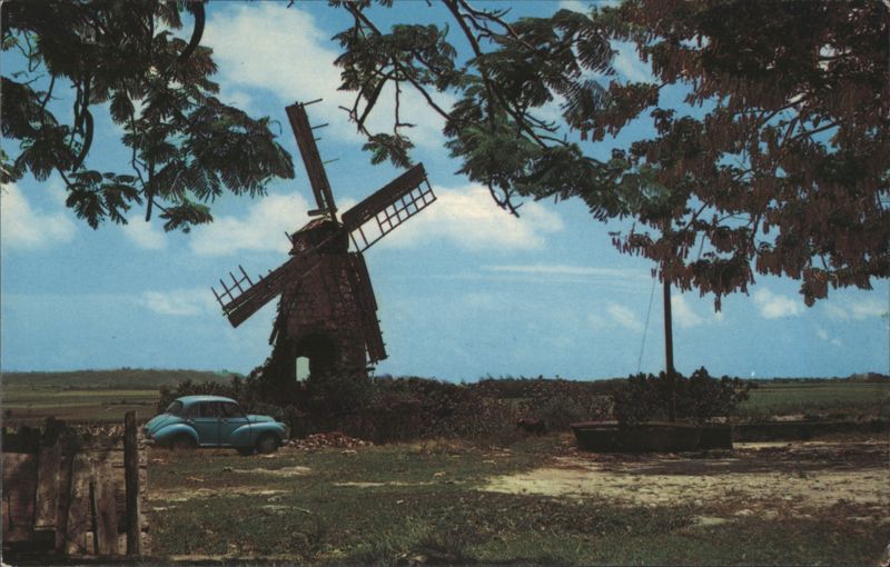 Old Sugar Mill, Barbados Caribbean Islands