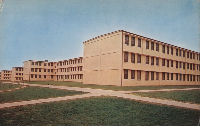 FT. LEE BARRACKS, Eight 350 man Barracks completed 1959 Petersburg Virginia