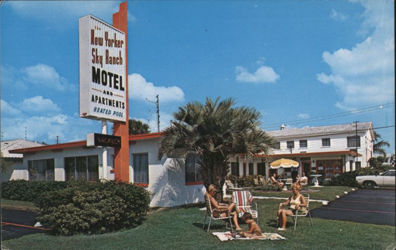 New Yorker Sky Ranch Motel & Apartments, Heated Pool Clearwater Beach Florida