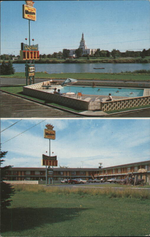Driftwood Motel & LDS Temple, Idaho Falls