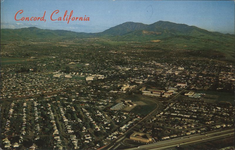 Fast Growing Concord, California Mt. Diablo in Background