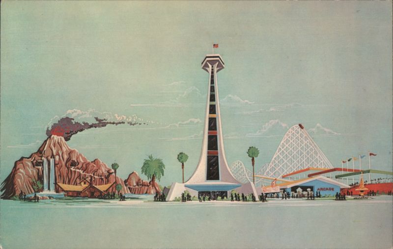 Miracle Strip Amusement Park, Scenic Tower, Roller Coaster West Panama City Beach Florida