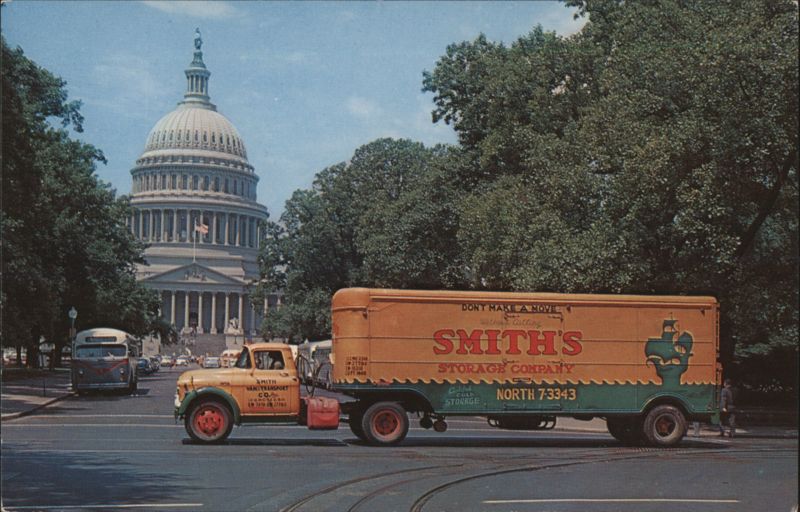 Smith's Storage Truck US Capitol Building Washington DC District of Columbia
