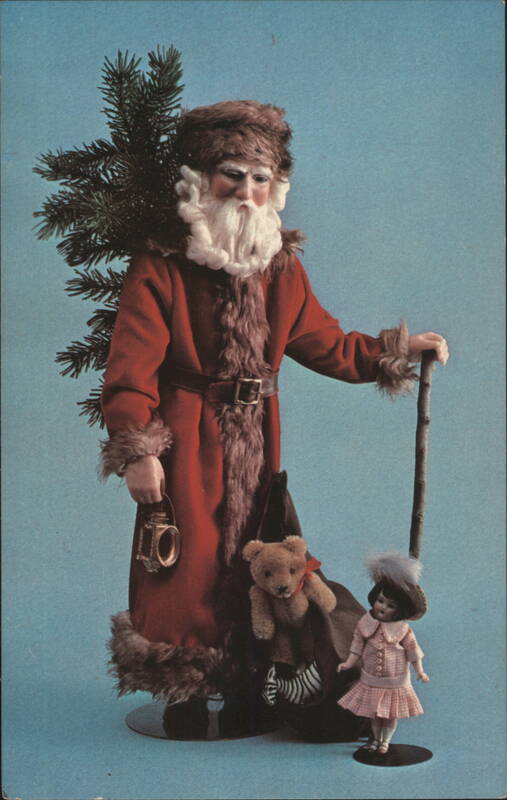 Lewis Sorensen Father Christmas Doll with Tree & Toys