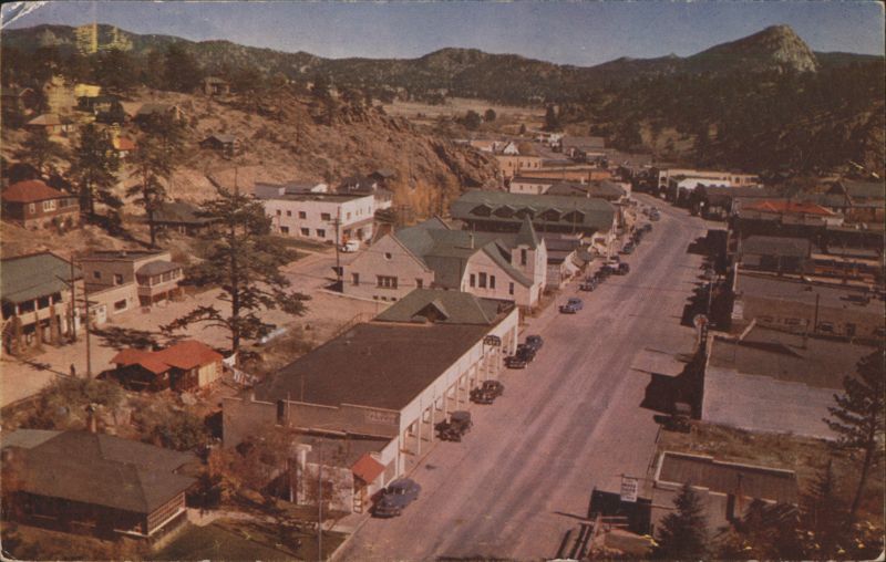 Elkhorn Avenue Street Scene Estes Park Colorado Mike Roberts