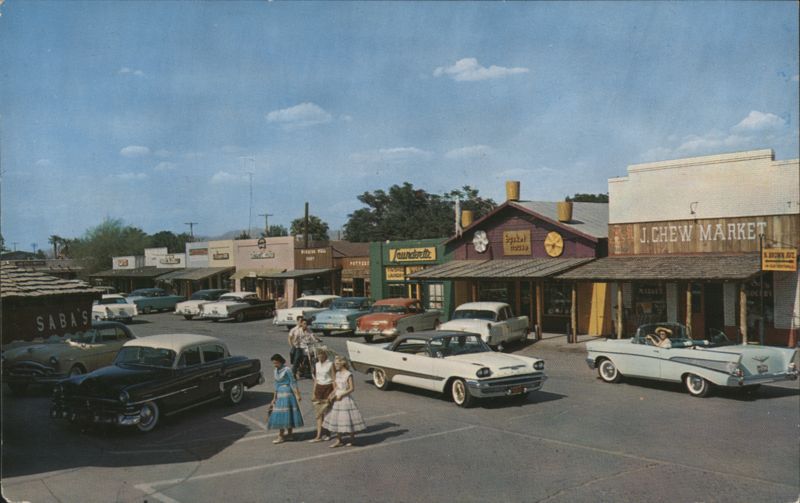 Scottsdale AZ N. Brown St. 'West's Most Western Town' Shops Arizona