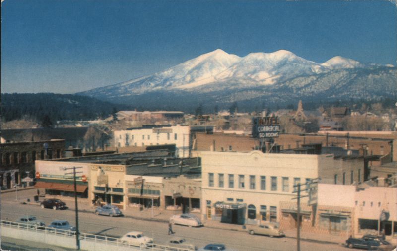 Flagstaff AZ, US Highway 66, Commercial Hotel, Snow Bowl Arizona