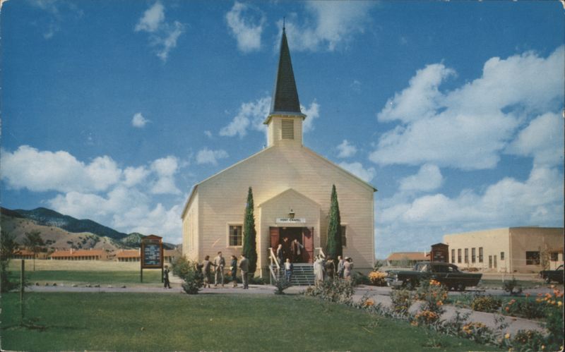 Main Post Chapel, Fort Huachuca, Arizona Robt. Hayes