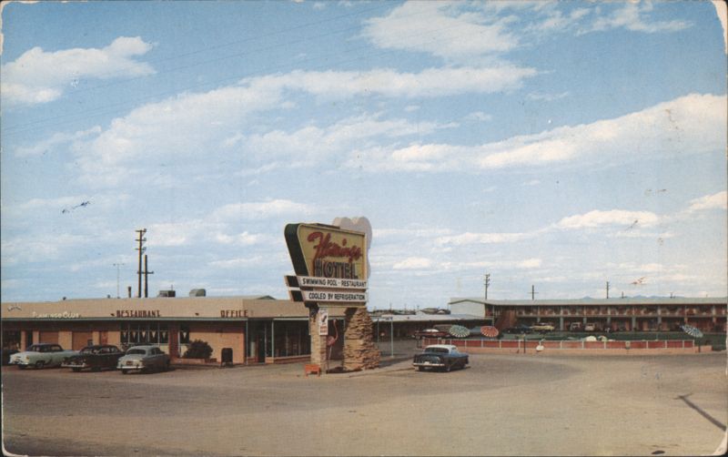 Flamingo Hotel, Viking's Motel, Swimming Pool, Restaurant Yuma Arizona