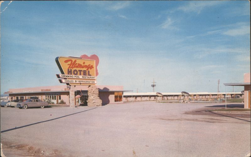 Flamingo Hotel, Swimming Pool, Restaurant Yuma Arizona