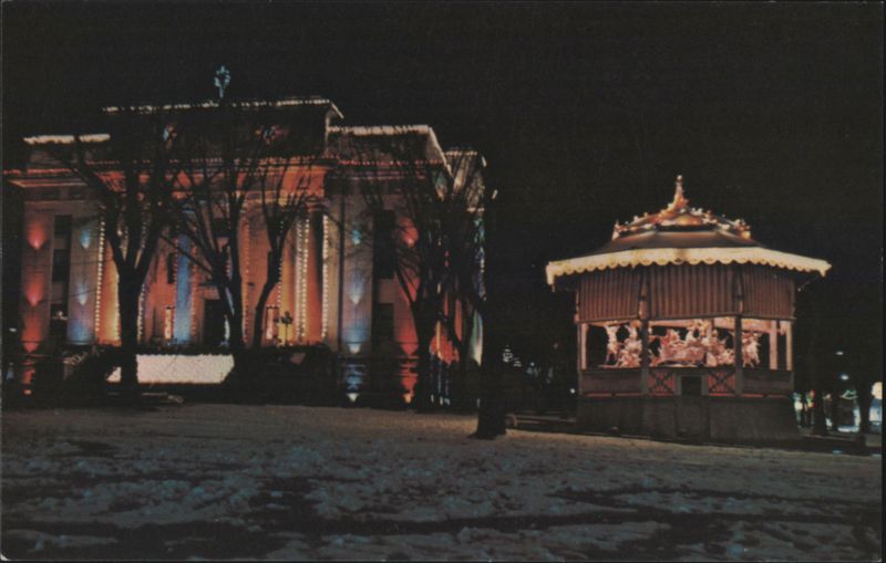 Yavapai County Courthouse Christmas Carousel Prescott Arizona