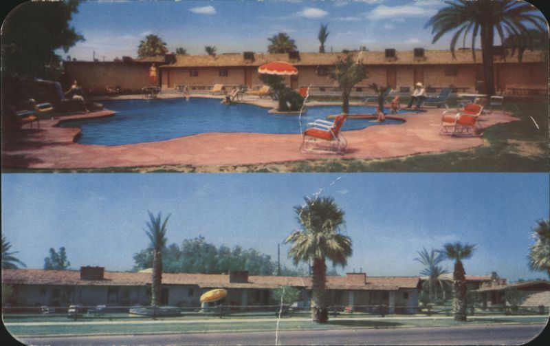 Western Village Motor Hotel Swimming Pool & Exterior, Phoenix Arizona