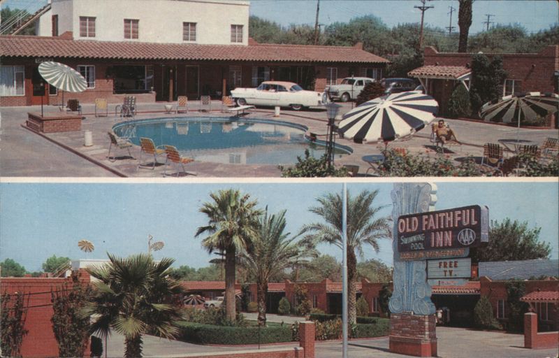 Old Faithful Inn Motor Hotel, Swimming Pool Phoenix Arizona