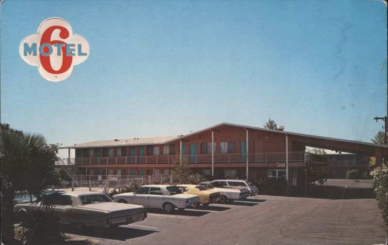 Motel 6 Phoenix AZ, Cars in Parking Lot Arizona