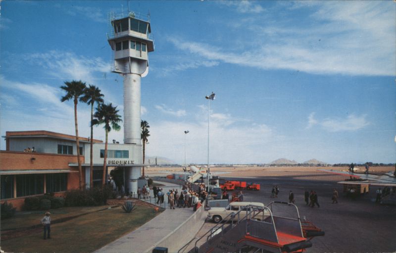 Sky Harbor Airport Phoenix AZ Control Tower & Terminal Arizona