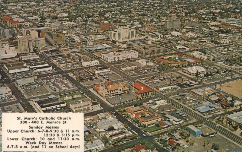 St. Mary's Catholic Church, 300-400 E. Monroe St., Phoenix Arizona