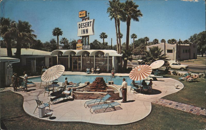 Desert Inn, Swimming Pool, Phoenix, AZ Arizona Bob Petley