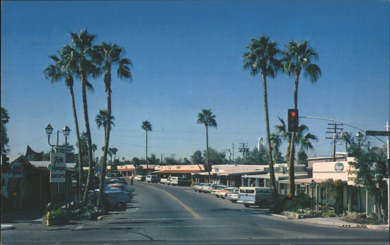 Scottsdale's Fifth Avenue Shopping District Arizona