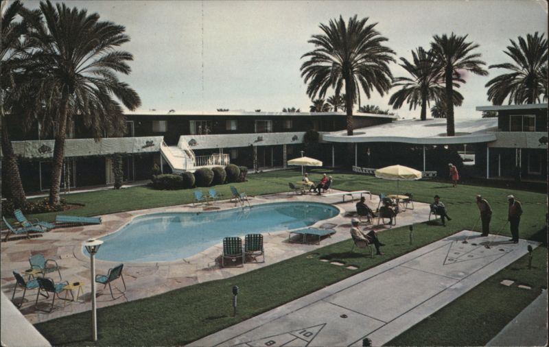 The Jacaranda Resort Pool Shuffleboard Scottsdale Arizona