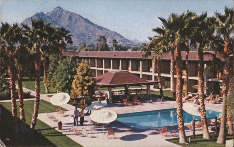 Doubletree Inn Fashion Square Pool Mountain View AZ Scottsdale Arizona