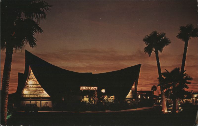 Trader Vic's Scottsdale AZ Restaurant Sunset Arizona
