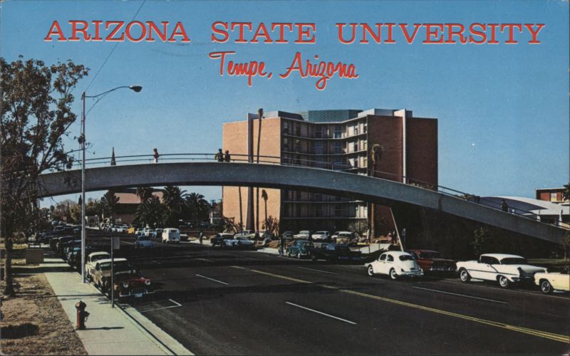 Arizona State University Tempe Rainbow Bridge Bob Petley