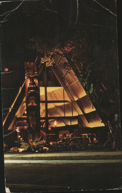 Orchid Island Hotel Hilo Bay, Hawaii Tiki Statue A-Frame