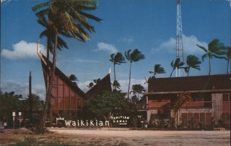 Hotel Waikikian Polynesian Design, Waikiki Honolulu Hawaii