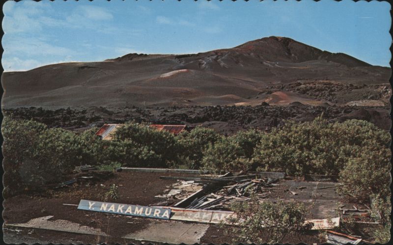 Kapoho Cinder Cone, 1960 Volcano Destruction Hawaii