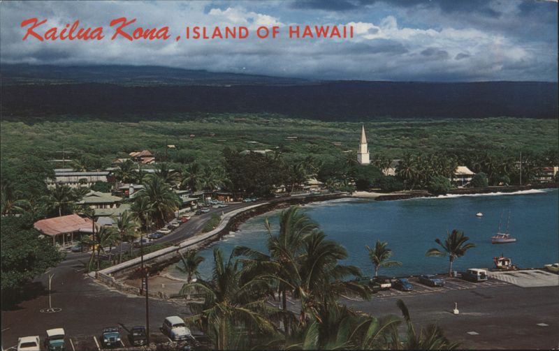 Kailua Kona, Island of Hawaii Aerial View Kailua-Kona