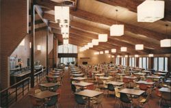 Dining Hall Overlooking Lake, Georgia Baptist Assembly Postcard