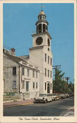 The Town Clock, Golden Dome, Nantucket Postcard